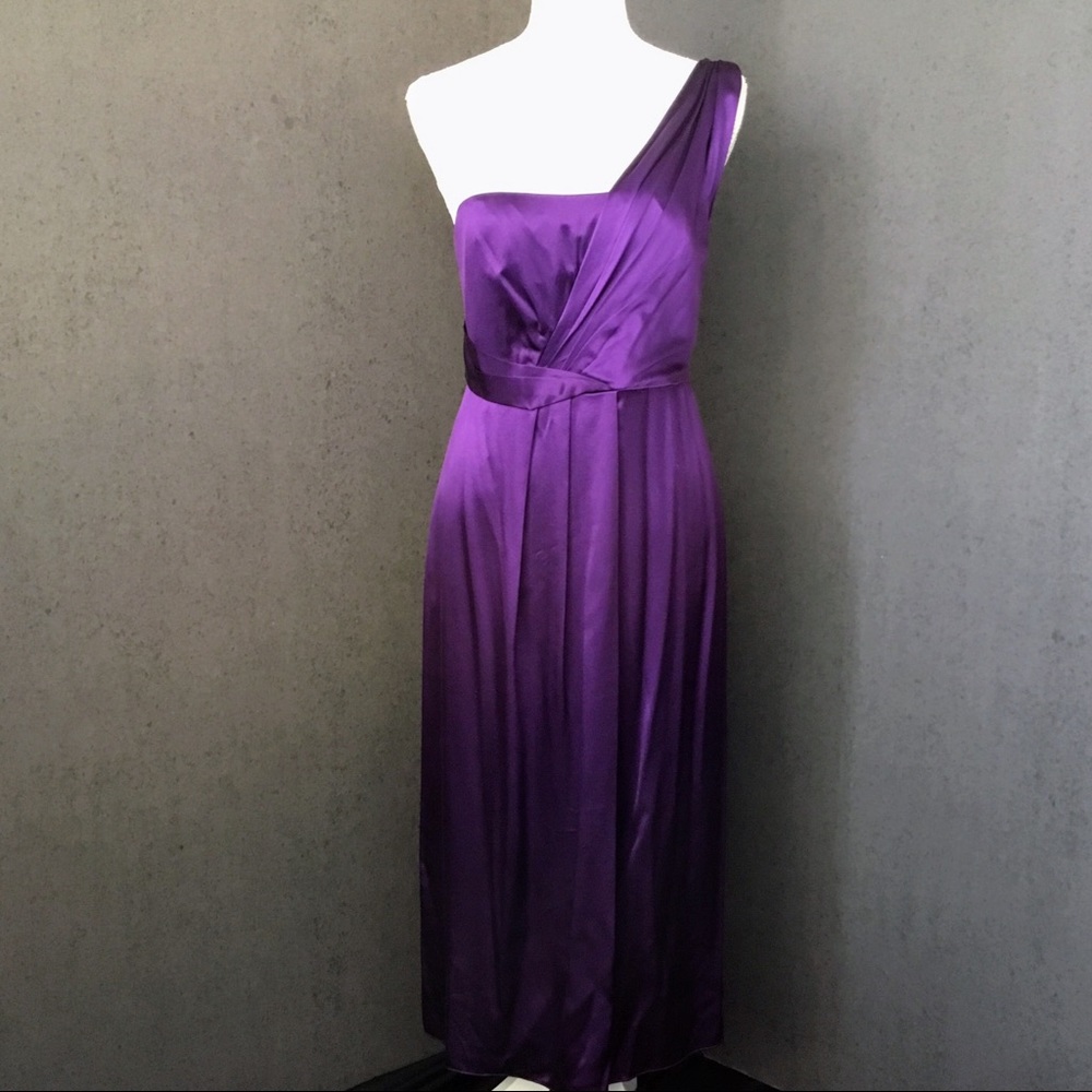 Women Purple Cocktail Dress, Size 10